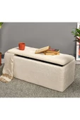 WoodyMaison Puf Denmark Modern Tarz Yatak Ucu Sandıklı Puf Kapı Girişi Bench Koltuk 35*90*42 Cm - 1