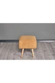 WoodyMaison Puf Mushroom Retro Kare Çok Amaçlı Puf Bench Koltuk Tabure - 4