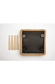 WoodyMaison Puf Mushroom Retro Kare Çok Amaçlı Puf Bench Koltuk Tabure - 6