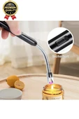 Özel Üretim Fonksiyonel USB Şarj Edilebilir Rüzgar Geçirmez Alevsiz Kamp Mum Metal Elektrikli Çakmak - 3