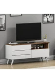 Betroya  Leon Tv Ünitesi - Beyaz / Ceviz - 1