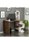 Betroya  Twist Çalışma Masası - Ceviz / Beyaz - 1