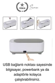 Ultrasonik Çok Fonksiyonlu Yüksek Titreşimli Yıkama Takı Saat Aksesuar Gözlük Temizleme Makinesi Usb - 3