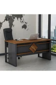 Betroya  Boss Ofis Masası Antrasit Kemençe, Modern ve Şık Çalışma Masası - 1