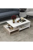 Betroya  Dux Dekoratif Orta Sehpa Beyaz / Alize - 3