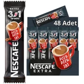 Nescafe 3'ü 1 Arada Extra Kahve 48 li 4 Paket - 1