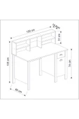 Betroya  Plus Çalışma Masası Bilgisayar masası - 7