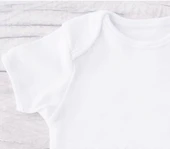 Sema Baby Prematüre Yarım Kol Penye Çıtçıtlı Badi - Beyaz - 3