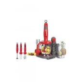 Voog Gurari 7 İn 1 Stantlı Blender Seti Kırmızı 1200 W - 1