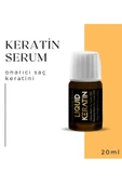 Onarıcı Saf Keratin Serum (20 ML) - Aşırı Yıpranmış Yanmış Kırık Saçlar Için Doğal Saç Keratini - 1