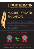 Tuzsuz Sülfatsız Malibu Keratin Şampuanı (1000ML) - Kuru Sert Kabaran Saçlar Için - 5
