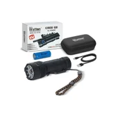 Watton CREE Q8- XPG 8+1 LED ŞARJLI EL FENERİ WATTON WT-623 - 1