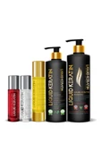 Keratin Saç Güçlendirici Dökülme Önleyici 5'li Ultra Set (SAÇ SERUM VE YAĞI) - 1