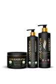 Kuru Mat Sert Kabaran Yıpranmış Saçlar Için - Keratin Bakımı 3'lü Set - 1