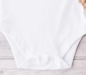 Sema Baby Prematüre Yarım Kol Penye Çıtçıtlı Badi - Beyaz - 2
