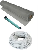 Netpen 3'lü Sineklik Seti 800X100 cm Tül, 24 Mt. Siyah Conta, Fitil Çekme Aparatı thumbnail 1