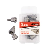 Gfb 2557 Şapkalı Yıldız Bits Uç PH2 x 25 mm - 10 Adet - 1