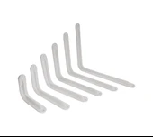 Beşel Ba302 Beyaz 6x8 Cm Lüks Raf Altı - 4 Adet - 1