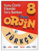 ORJİN 8. SINIF TÜRKÇE KONU ÖZETLİ ETKİNLİKLİ SORU BANKASI - 1