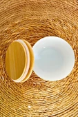 Mien Bambu Hava Geçirmez Vakumlu Silindir Kapak Cam Kavanoz Baharat Seti 3'lü 370 ml - 5
