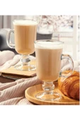 Paşabahçe Irish Coffee 6 Adet Kulplu Latte Cappucino,filtre Kahve,mocha,nescafe,americano,espreso Bardağı. - 5