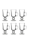 Paşabahçe Irish Coffee 6 Adet Kulplu Latte Cappucino,filtre Kahve,mocha,nescafe,americano,espreso Bardağı. - 3