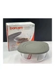 Paşabahçe 59123 Borcam Gri Kapaklı Tencere 1450cc - 1