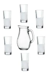 Paşabahçe Alanya 7 Parça Rakı Bardak 175 Cc /sürahi Seti 412200 - 1