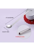 Elista Pipetli Metal Kaşık Seti 6 Adet + Temizleme Fırçası - 3