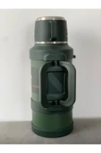 Elista Paslanmaz Çelik 4 Litre Termos 24 Saat Sıcak 48 Saat Soğuk Piknikte Kampta Seyahatte - 3