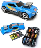 Hot Wheels Race N' Haul 2'si 1 arada saklama kutusu - 1