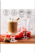 Paşabahçe Irish Coffee 6 Adet Kulplu Latte Cappucino,filtre Kahve,mocha,nescafe,americano,espreso Bardağı. - 4