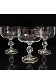 BOHEMİA CRYSTAL Bohemia Kristal Cam Dondurmalık Kase Sade 6'lı 200cc - 3