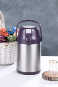 Elista 2007 Pompalı 2,5 Litre İçi Dışı Çelik Termos - 1