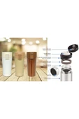 Elista 380 ML Çift Katlı Mug Termos Filtreli Kapak - 1