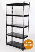 5 Katlı Hafif Yük Raf Ünitesi Siyah 45x93 thumbnail 2