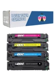 SAFİRİNK Safir Toner Canon CRG-055 i-Sensys MF-741Cdw CMYK 1 Set Çipli Muadil Toner - 1
