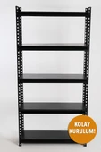 5 Katlı Hafif Yük Raf Ünitesi Siyah 45x93 thumbnail 3