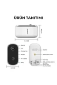 AVENİR AV-S270 Solar Panelli Güneş Enerjili Kablosuz Dış Ortam Akıllı Wifi Kamera - 3