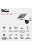 inox 4g Solar Kamera Hd 1080p Güneş Enerjili Kamera Inox-210ıpc - 1
