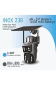 inox 3+3 Megapiksel Dual Lens 4G Solar Sim Kartlı IP Kamera - 1