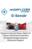 WIWOCAM 3 Kameralı Wifili Ekranlı Araç Kamerası SD Karta Kayıt - 5