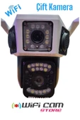 WİFİCAM Çift Kameralı 1080P WIFI PTZ Kamera Yeni Ayak Tasarımı - 8