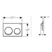 Geberit Alpha Gömme Rezervuar Seti - 2 - 5