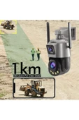 WİFİCAM 6 MP Çift Kameralı 36X Optik Zoom Büyük Kasa Ptz Wifi Kamera Icsee Xmeye Yazılım - 8