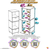 Modilayn QPİER Ankastre Dolap (60x185,9x56 cm): 2 Kapaklı Mini/Midi Mikrodalga Fırın Dolabı thumbnail 4