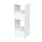 Modilayn QPİER Ankastre Dolap (60x185,9x56 cm): 2 Kapaklı Mini/Midi Mikrodalga Fırın Dolabı thumbnail 9