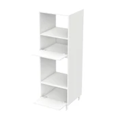 Modilayn QPİER Ankastre Dolap (60x185,9x56 cm): 2 Kapaklı Mini/Midi Mikrodalga Fırın Dolabı thumbnail 8