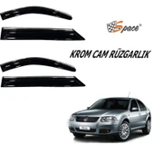 Volkswagen Bora 4'lü Kromlu Cam Rüzgarlığı A+ Yeni Dizayn - 1