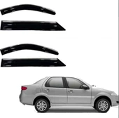 Fiat Albea-Palio-Siena 4'lü Kromlu Cam Rüzgarlığı A+ Yeni Dizayn - 1